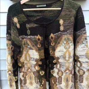 EUC cardigan by Peruvian Connection Size L